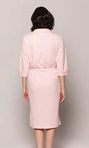 Claudel Lingerie Long Cotton Knit Bathrobe LI127270