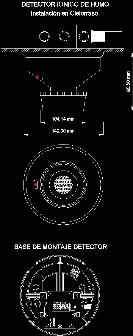 Smoke Detector Dwg Block For Autocad Designs Cad F