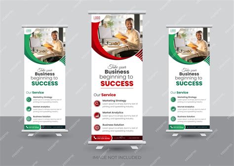 Креативный современный корпоративный бизнес-свернутый баннерный стенд ...