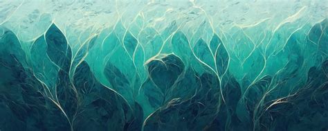 Premium Photo Abstract Background Of Sea Water Ocean Fractal Waves