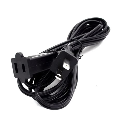 3m Usa Outlet Saver Power Extension Cord Cable 2 Prong 2 Outlets Nema 1 15p To Nema 1 15r Ac