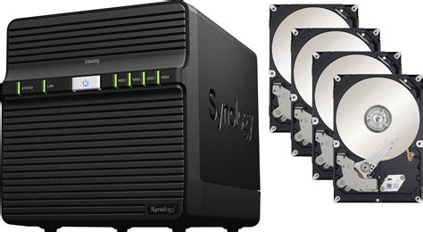 Synology Diskstation Ds420j Nas Server 24 Tb 4 Bay Built In 4x 6tb Wd