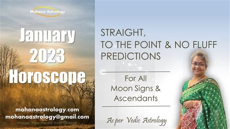 January 2023 Horoscope For All Moon Signs And Ascendants Mohana