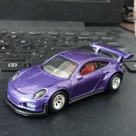 Jual Custom Rwb Porsche Gt Rs Rubber Tires Metalic Purple Hw Hot Wheels Hotwheels Mattel