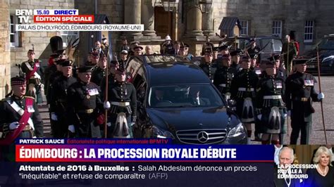 Royaume Uni le cercueil de la reine Elizabeth II a quitté le palais d