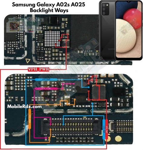 Samsung Galaxy A02s A025 Backlight Ways Repair Display Light Problem