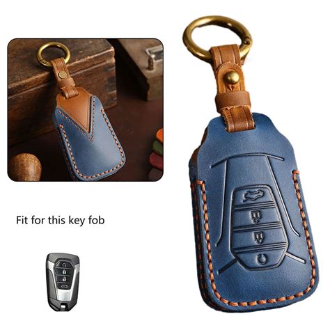 Benafini Leather Car Remote Key Fob Cover Case For Isuzu Mu X Mux Mu X