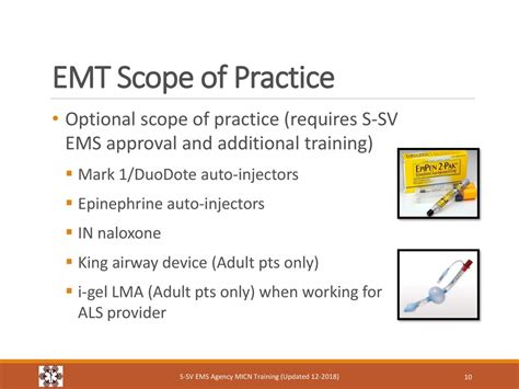 EMS Prehospital Personnel Training and Scope of Practice - ppt download