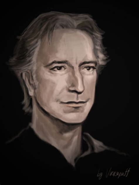 Alan Rickman Portrait By Madtwinsart On Deviantart