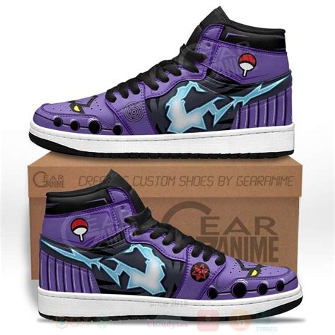 Hot Sasuke Uchiha Susanoo Custom Naruto Anime Air Jordan High Top Sneaker Express Your Unique