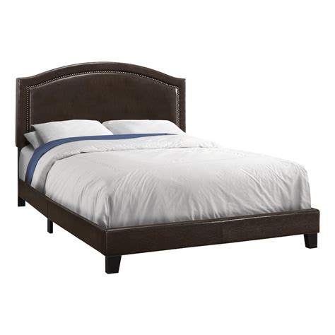 Monarch Specialties Bed Queen Size Platform Bedroom Frame