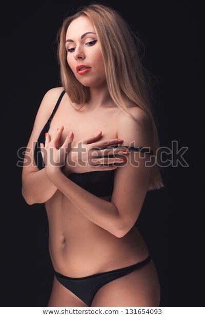Beautiful Sexy Woman Wearing Sensual Lingerie Stock Photo 131654093 Shutterstock