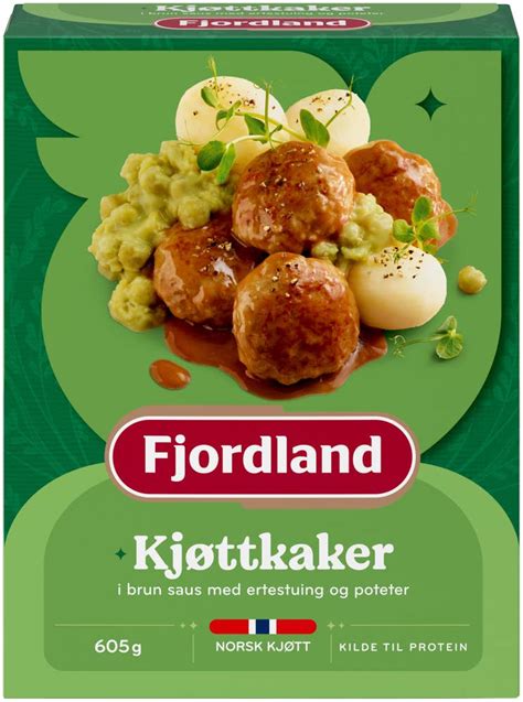 Kjøttkaker - Med ertestuing og poteter, 605 g - Oda