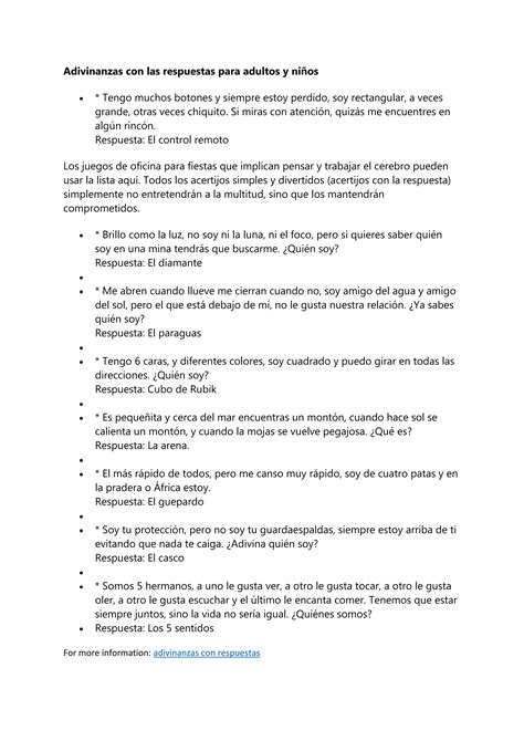 Adivinanzas Con Doble Sentido 7