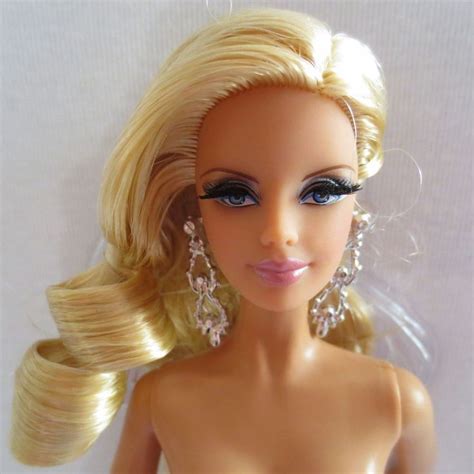 NEW Barbie The Look Red Carpet Blonde Mackie Rooted Lashes Model Muse Doll Nude Barbie Muse