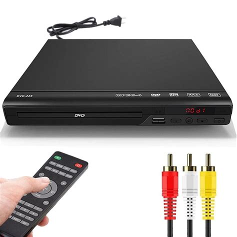dvd player  region  dvd cd disc player av output usb remote