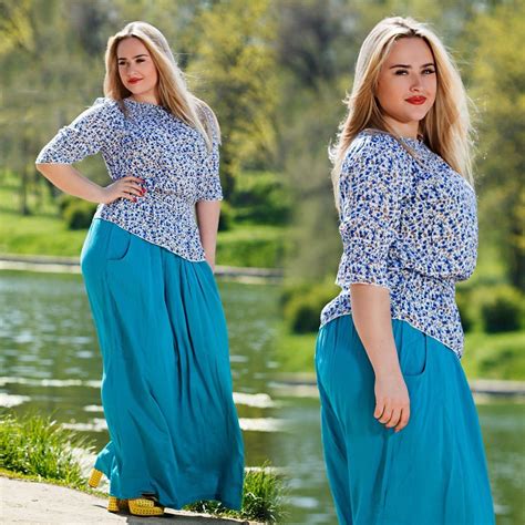 Блузка с длинной юбкой - 72 фото