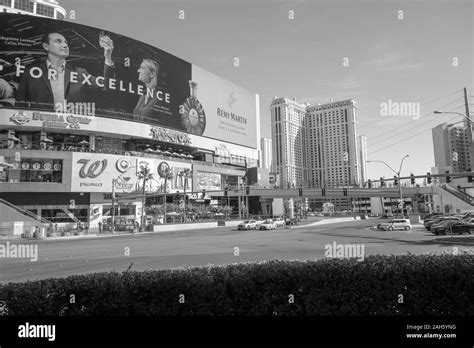 View Of The Las Vegas Strip Las Vegas Nevada Stock Photo Alamy
