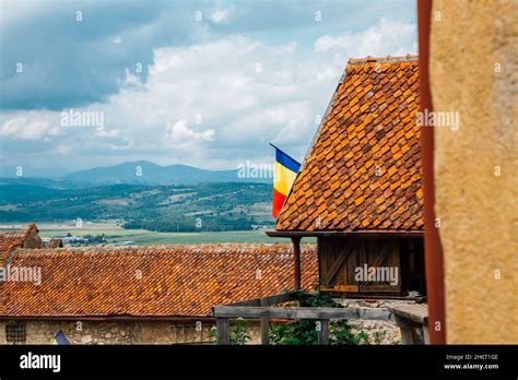 Rasnov Fortress In Rasnov Romania Stock Photo Alamy