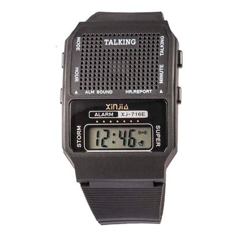 Relógio Que Fala A Hora Em Português - Relógio Que Fala Hora em português Para Dv/Crianças e idosos.. | Shopee ...