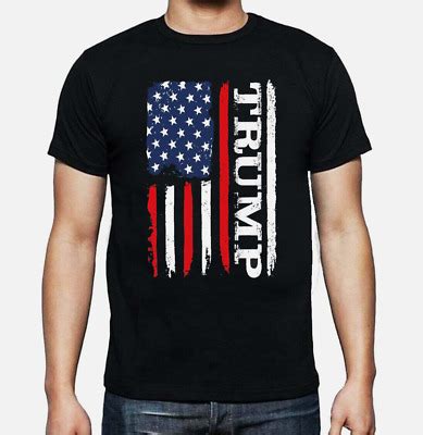 Donald Trump President T Shirt 2024 Elections USA Flag MAGA Trump For