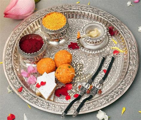 Pure Silver Pooja Thali Pure Silver Bell Pure Silver Articles Indian