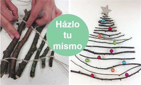 Diy Un Rbolito De Navidad Hecho Con Ramas Secas Homify