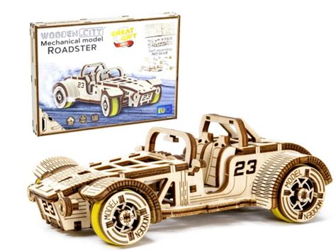 Puzzle 3D roadster Wooden Model Kits Adults to - Etsy Australia