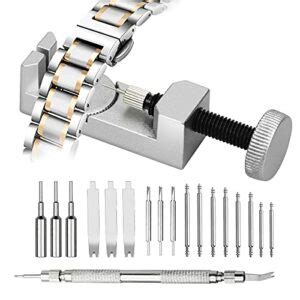 19 Pcs Outils d horloger avec extracteur de Barre à Ressort Outil