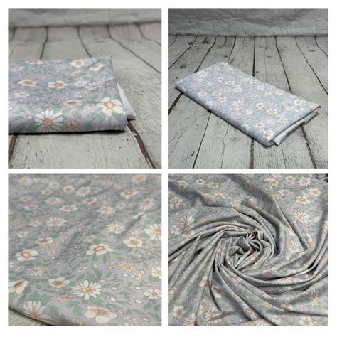 Way Stretch Tricot Print Spandex Fabric By The Yard Tricot Swim Wear Bikini Soft Pastel Small