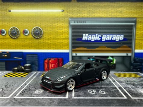 Hot Wheels Nissan Gtr R Nismo Gt Black Edition Etsy