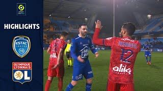 ESTAC TROYES OLYMPIQUE LYONNAIS 0 1 Highlights ESTAC OL