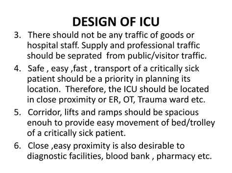 Principles Of Critical Care Unit Pptx