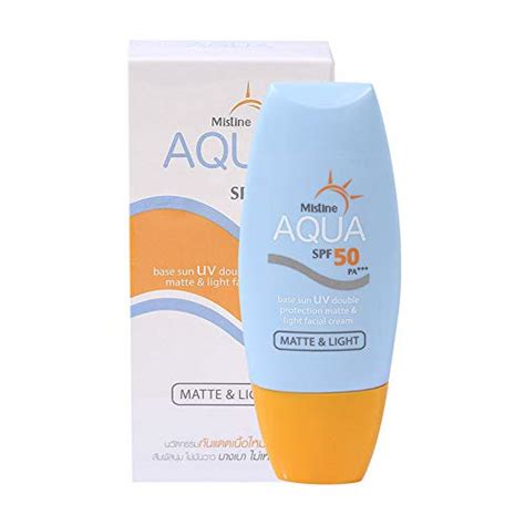 Aqua SPF50 PA++++Sun UV Double Protection Matte & Light Facial Cream ...
