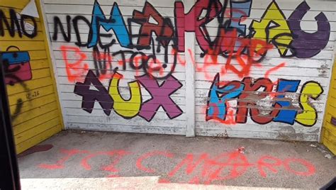 Le Groupe D Action Gay Et Lesbien Du Loiret D Nonce Des Tags Homophobes Et Racistes Mareau Aux