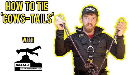 How To Tie Cows Tails Rope Access And Caving Focus A Video By Joel