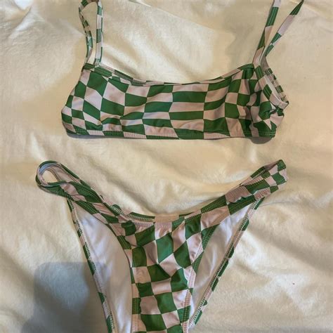 Motel Bikini Set Size Small Worn Bottoms Are Depop