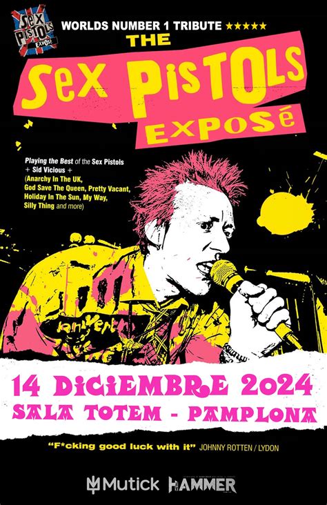 2024 14 DE DICIEMBRE THE SEX PISTOLS EXPOSÉ CANCELADO Sala Totem Aretoa