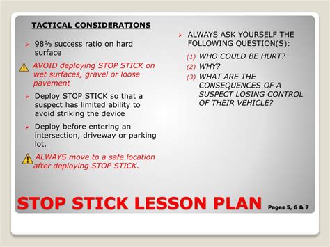 PPT - STOP STICK TRAINING PowerPoint Presentation, free download - ID ...