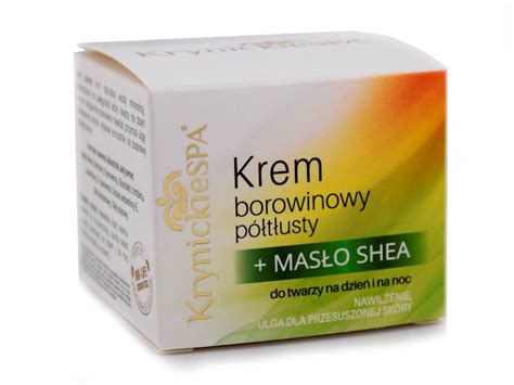 Krem do twarzy borowinowy półtłusty z masłem shea 50 ml