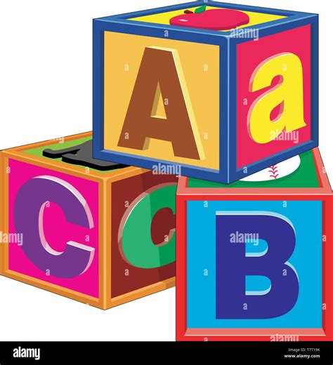 blocks vector illustration stock vector image art alamy
