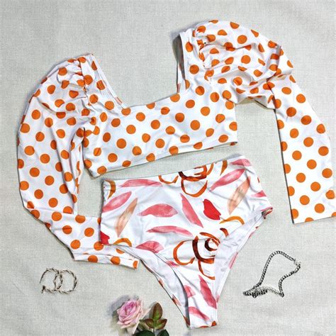 Bikini A La Cintura En Manga Larga Sol And Beach