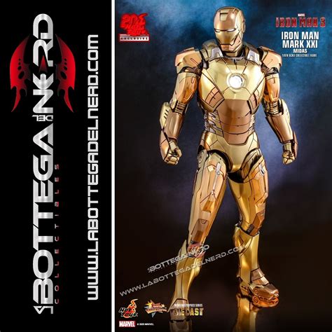 Iron Man Hot Toys Exclusive Iron Man Midas Mark Xxi Cm