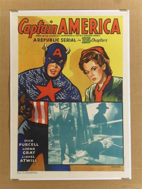 Captain America Original Movie Poster 27" x 40" - Simon.Dwyer - a fast ...