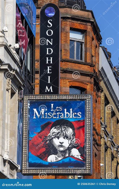 Les Miserables At The Sondheim Theatre In London, UK Editorial Image ...