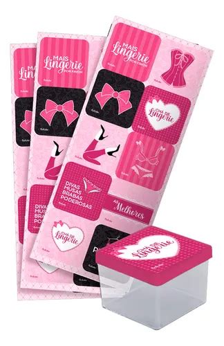 Adesivo Quadrado Chá De Lingerie Unidades Festcolor Parcelamento sem juros