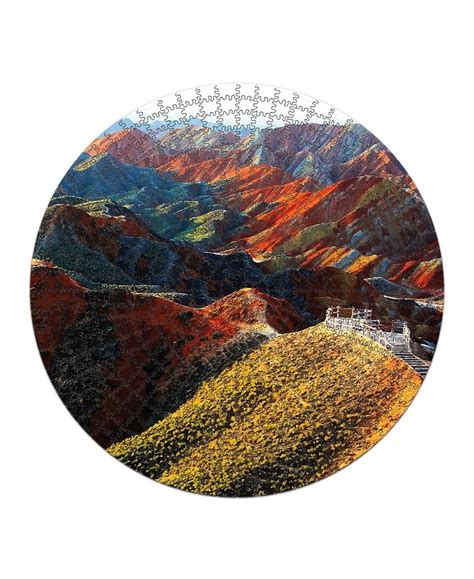 Wooden Puzzle Colored Rocks Of Zhangye Danxia Ligno Online Store