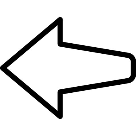 left arrow swifticons lineal icon