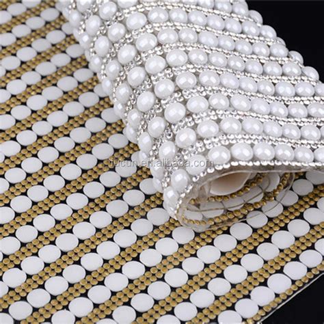 Factory Wholesale Elastic Stretch Crystal Trimming Rhinestone Mesh