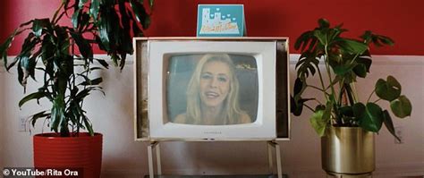 Rita Ora Wows In A White Lace Lingerie Set In Behind The Scenes Snaps From Her Latest Music